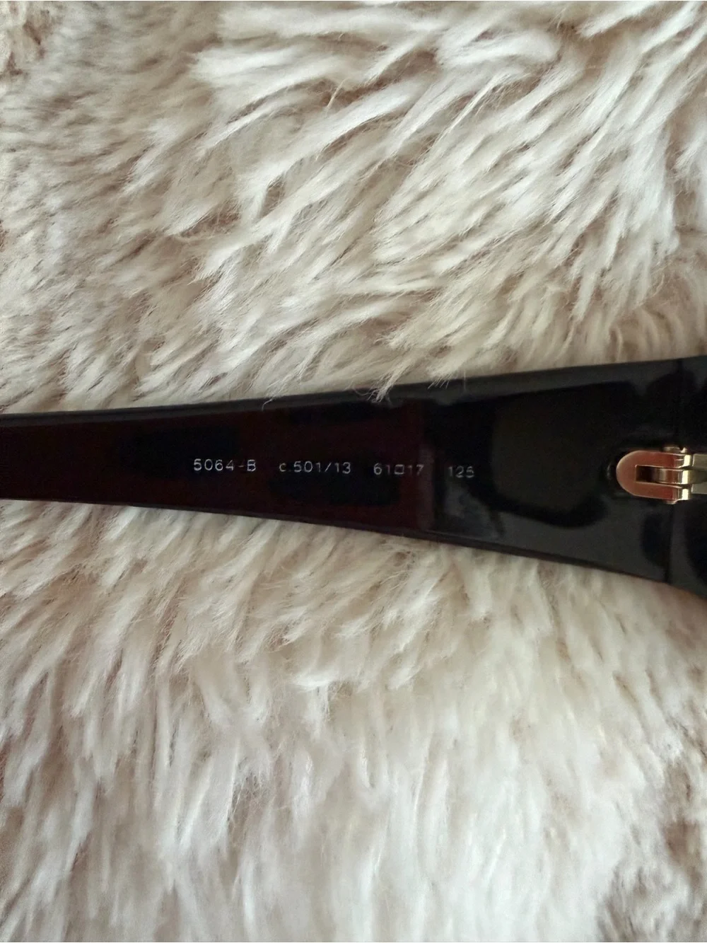 CHANEL Black Frame Sunglasses with Brown Gradient Lenses